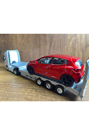 Volvo Tır Metal Başlıklı Araba Taşıyan Tır Araba Diecast Araba Ve Tır Ikili Set Herhangi Bir Araba