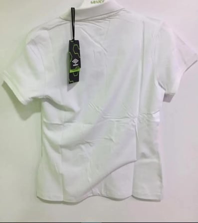 Umbro Vf 0033 Beyaz Poloyaka  Kadın T-shirt
