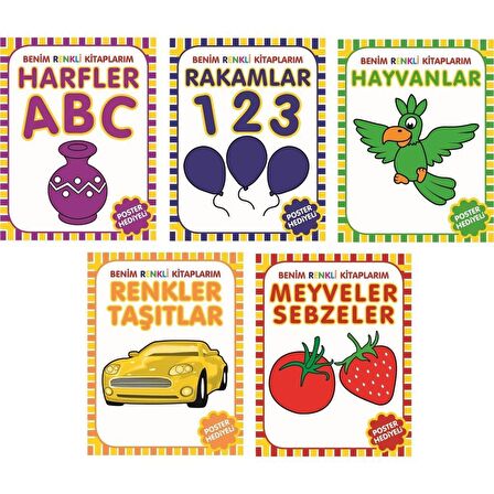 Benim Renkli Kitaplarım 5 Kitap Set