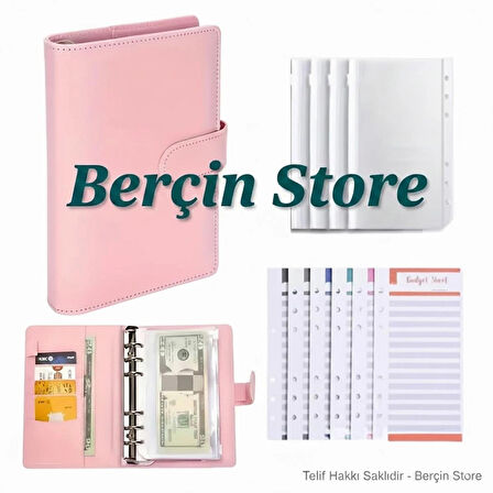 Birikim Ajandası Bütçe Organizeri A6 Bütçe Planlayıcı Cüzdan