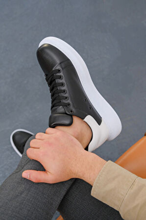 MN256 - CBT Estrella Erkek Ayakkabı SIYAH/BEYAZ