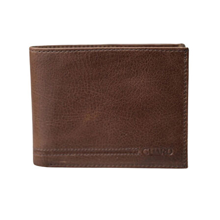 Guard Crazy Kahve Bozuk Para Bölmeli Deri Erkek Cüzdanı