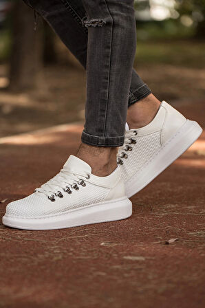 MN021 - CBT Favo Erkek Ayakkabı BEYAZ