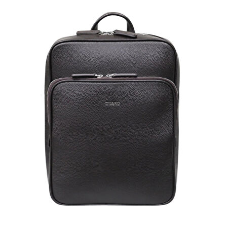 Guard Kahve Yatay Deri Sırt Çantası