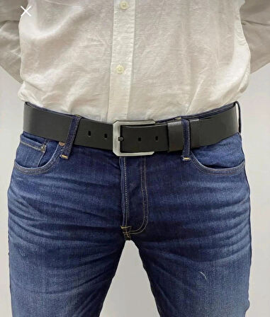 4.5 cm çift dikişli spor kemer