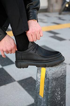 MN2404 - CST Castle Erkek Ayakkabı SIYAH