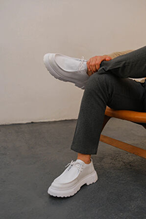 MN2404 - CBT Castle Erkek Ayakkabı BEYAZ