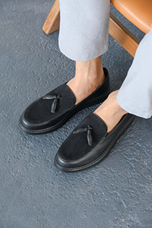 MN002 - CST Loafer Pelle Erkek Ayakkabı SIYAH