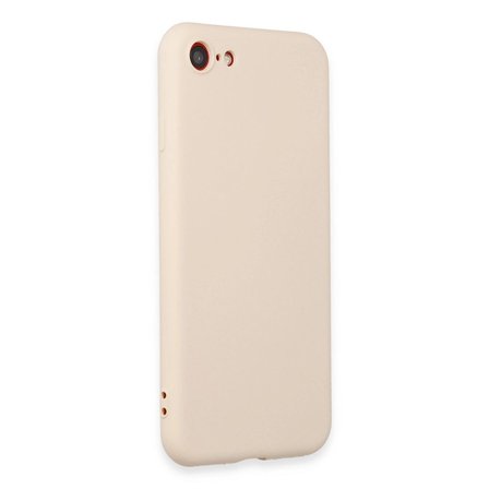 Apple İphone 7 Kılıf First Silikon - Krem
