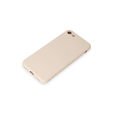 Apple İphone 7 Kılıf First Silikon - Krem