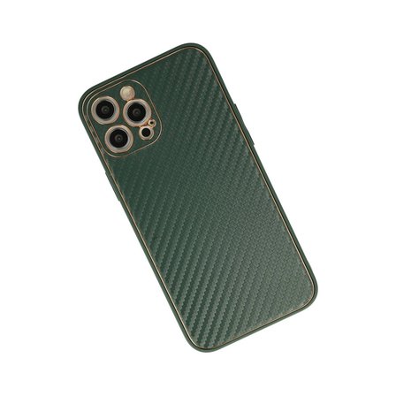 Apple İphone 12 Pro Kılıf Coco Karbon Silikon - Yeşil