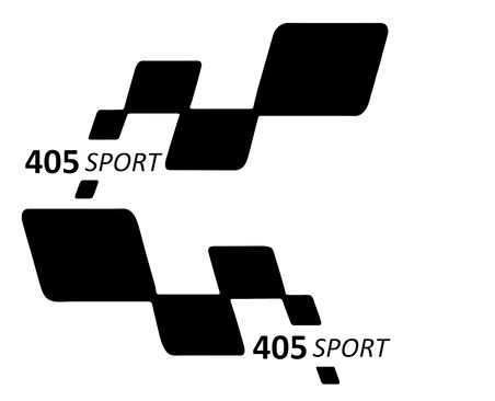 405 sport Etiket Yapıştırma 30cmx11cm MMD135