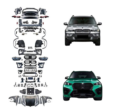 AUTOGP  Bmw x5 e70 to g05 dönüşüm body kit seti full facelift 2007 / 2011