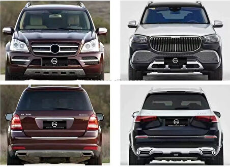 AUTOGP  Mercedes gls x166 to x167 maybach dönüşüm body kit seti full facelift