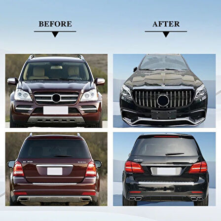 AUTOGP  Mercedes gl x164 to x166 gls63 dönüşüm body kit seti full facelift