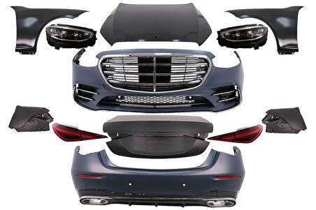 AUTOGP  Mercedes w221 to w223 s450 dönüşüm body kit seti full facelift