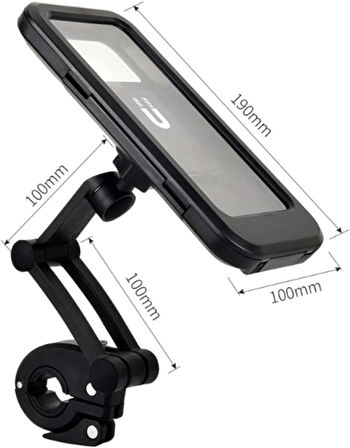 Bisiklet Motorsiklet ATV  GİDON  XL  Telefon Tutucu 360° Döndürülebilir Akıllı Telefon Tutucu