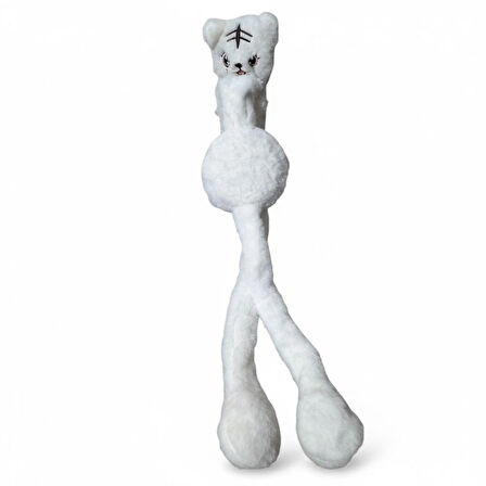 Çocuk Peluş Figürlü Oynar Kulaklı Hareketli Sesli Kışlık Kulaklık