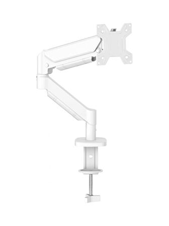 Hk Tech Hk-Tech 13-32'' Amortisörlü Stand Tek Kol Lcd-Led Gaming Monitör Tutucu Beyaz Stand Askı Aparatı