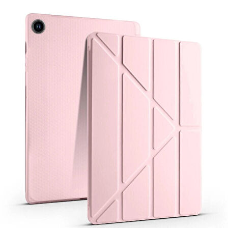 Samsung Galaxy Tab S6 Lite 2024 P610 P617 P620 10.4 Kalem Bölmeli, Smart Cover, Stand Özellikli, Pu Deri Koruyucu Kılıf