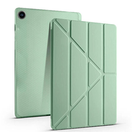 Samsung Galaxy Tab S6 Lite 2024 P610 P617 P620 10.4 Kalem Bölmeli, Smart Cover, Stand Özellikli, Pu Deri Koruyucu Kılıf