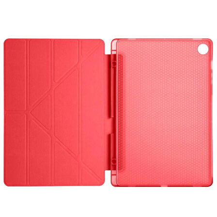 Samsung Galaxy Tab S6 Lite 2024 P610 P617 P620 10.4 Kalem Bölmeli, Smart Cover, Stand Özellikli, Pu Deri Koruyucu Kılıf