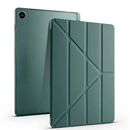Samsung Galaxy Tab S6 Lite 2024 P610 P617 P620 10.4 Kalem Bölmeli, Smart Cover, Stand Özellikli, Pu Deri Koruyucu Kılıf