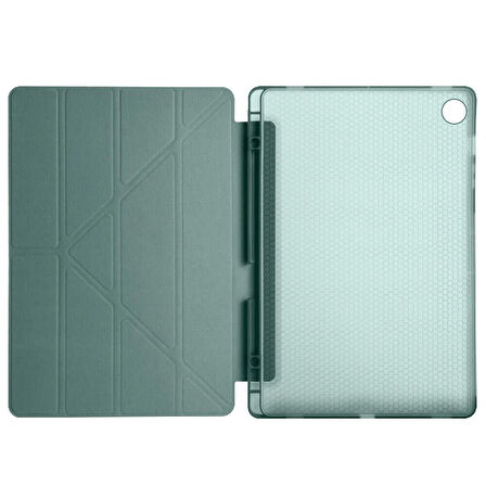 Samsung Galaxy Tab S6 Lite 2024 P610 P617 P620 10.4 Kalem Bölmeli, Smart Cover, Stand Özellikli, Pu Deri Koruyucu Kılıf