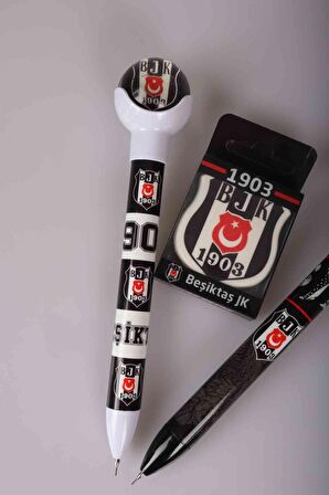 LİSANSLI BEŞİKTAŞ VERSATİL UÇLU KALEM ve SİLGİ SETİ 