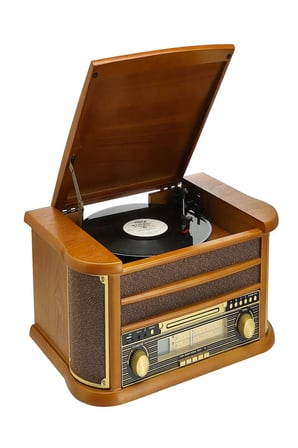 Nostaljik JOT402AM DÖNENCE Pikap Ahşap 2X5W Stereo Spk MP3 Çalar USB-Radyo-CD-Kaset BT Müzik Çalar