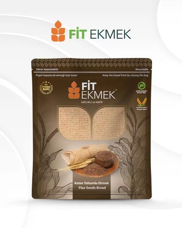fit Kepekli Lavaş Ekmeği 300gr ve Keten Tohumlu Lavaş Ekmeği 300gr