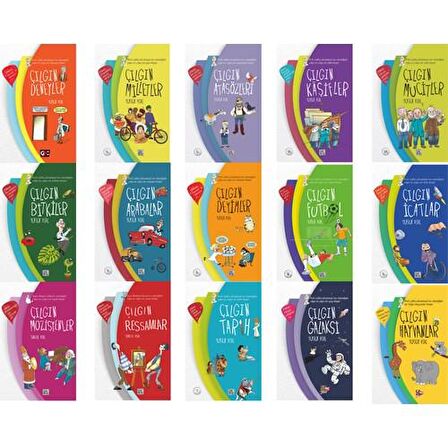Nesil Genç Çılgın Bilgiler Serisi 15 Kitap Set - Yusuf Asal