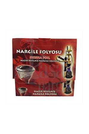 Hazır Kesilmiş Kare Nargile Folyosu