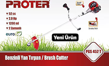 PROTER PGS 452 T BENZİNLİ YAN TIRPAN