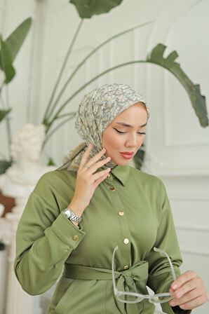 Silk Home Soft Pamuk Eşarp Tozlu Kahve, Yeşil, Bej, Hardal