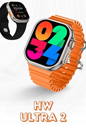 WEARFİT HW ULTRA 2  Akıllı Kol Saati Smart Watch Model:inç 49mm AMOLED Ekran (GRİ)