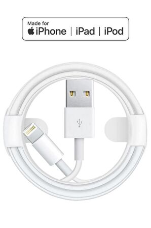 Iphone Uyumlu Şarj Aleti Kablosu 5 6 7 8 Plus Xs Max 1m Lightning Usb Kablosu