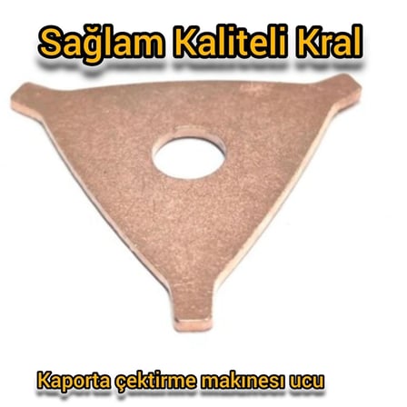 Kaporta çektirme makinesi üçgen ucu 10 adet