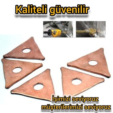 Kaporta çektirme makinesi üçgen ucu 10 adet