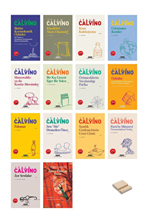 Italo Calvino Tüm Kitapları 14lü Set (Roman Öykü Deneme ve Anlatı)
