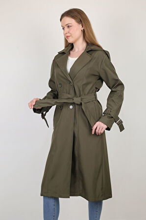 Kolu Apaletli Şık Yeni Sezon Trençkot