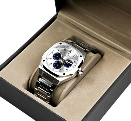 Cortebert Safir Cam Gold Gümüş Kadran 10 ATM Erkek Kol Saati