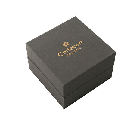 Cortebert Safir Cam Gold Gümüş Kadran 10 ATM Erkek Kol Saati