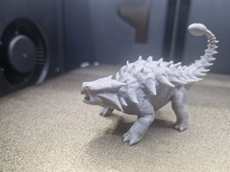 Ankylosaurus Beyaz Renk 12 CM Doğal PLA Malzeme Oyuncak