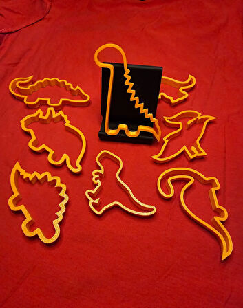 Dİnazor Kurabiye Kalıpları 9 Adet