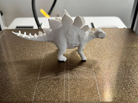 Stegosaurus Dinazor Doğal PLa Malzeme Oyuncak 13 CM