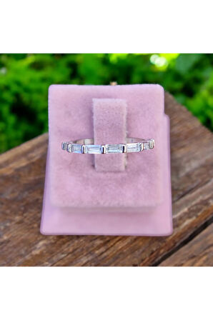 925 Ayar Yarım Tur Gümüş Yüzük&Alyans (Model1)