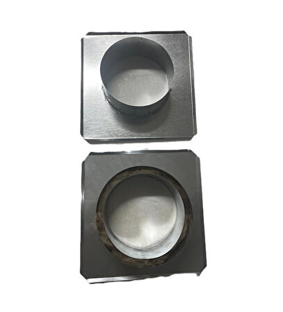 KONTEYNER SOBA BORU ÇIKIŞ ZIVANASI KARE İZOCAMLI 13CM