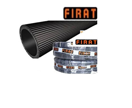FIRAT 1/2'' THERMO KAUÇUK BEZLİ BAHÇE SULAMA HORTUMU 5 MT