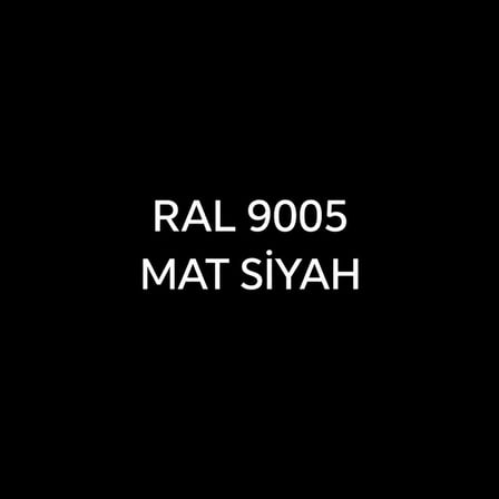 ELB MAT SİYAH SPREY BOYA RAL 9005 400 ML